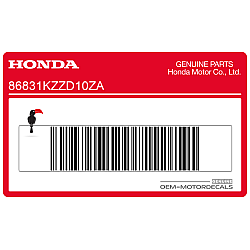 Naklejka na osłonę ramy, prawa strona