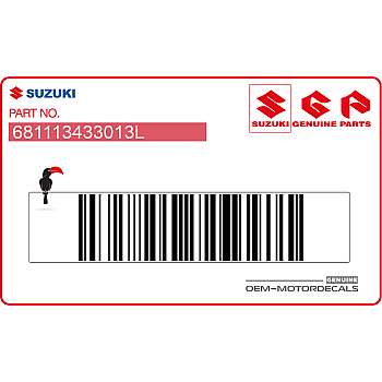 Pegatina para quilla, lado derecho