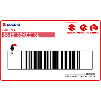 Pegatina para quilla, lado izquierdo