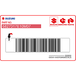 Front cowling decals, set