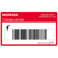 HONDA Naklejka na tylną owiewkę CBR 77253-MCJ-870ZA