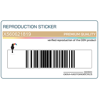 Framecover sticker, rechterkant