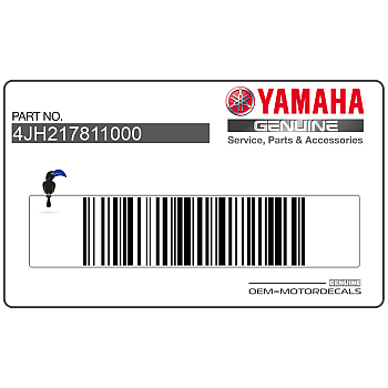 Autocollant d’emblème de carénage arrière