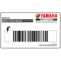 YAMAHA Tankemblem, links/rechts 99227-00160-00