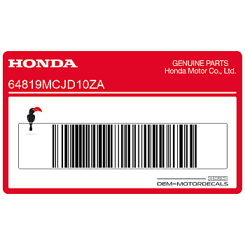 Naklejka na dolną owiewkę, pług, prawa strona