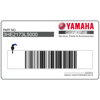 Set adesivi posteriore coda carena, lato sinistro