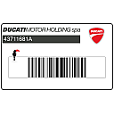 Tail cowl Multistrada 1100S decal