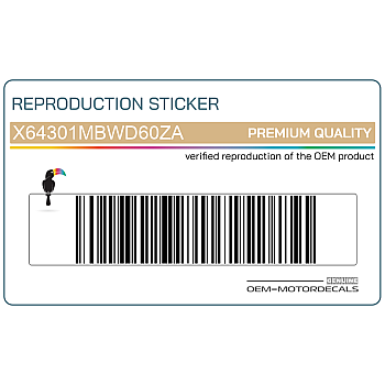 Zijpaneel sticker, rechterkant