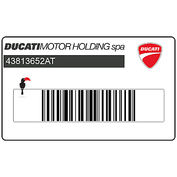 Pegatina Ducati del carenado frontal