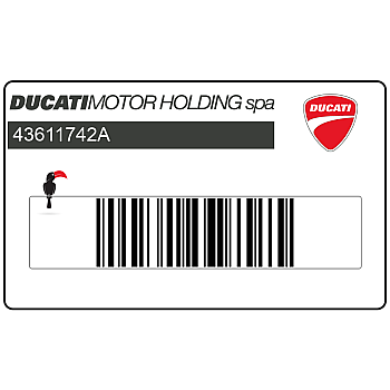 Adhesivo emblema de la tapa del chasis Multistrada 1200