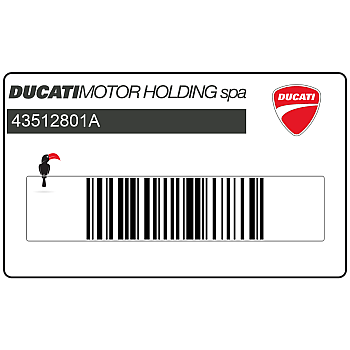 Autocollant Ducati de tête de fourche