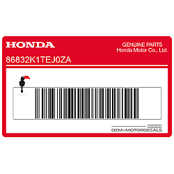 Naklejka osłony bocznej, lewa strona