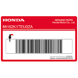 Naklejka osłony przedniej, lewa strona