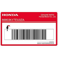 Naklejka pas tylnego błotnika, prawa strona