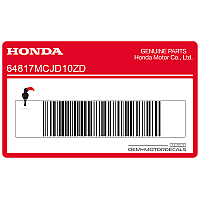 HONDA Pegatina del carenado inferior derecho Honda CBR900RR 64817-MCJ-D10ZD