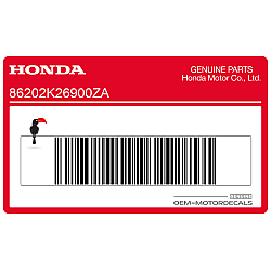 Decal emblema ala serbatoio, lato sinistro