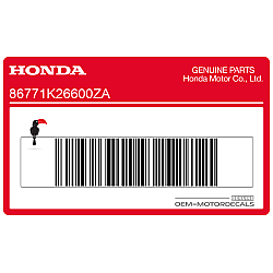 Adesivo emblema MSX sul codone