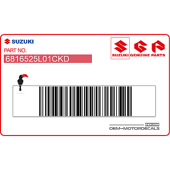 Pegatina para guardabarros delantero, lado izquierdo