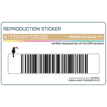 Naklejka na zbiornik, prawa strona