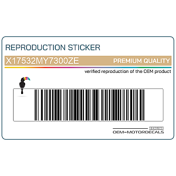 Naklejka na zbiornik, lewa strona