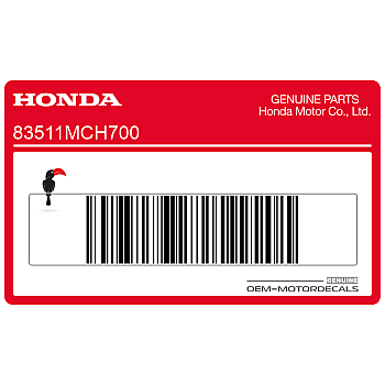 Honda-embleem zijkap