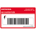 Naklejka z emblematem Honda na tylny błotnik