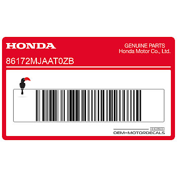 Adesivo serbatoio, lato sinistro