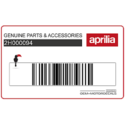 Sticker voor onderste zijkuip