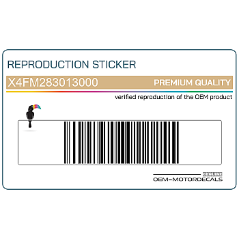 Seitenverkleidung Aufkleber Satz, Linke Seite