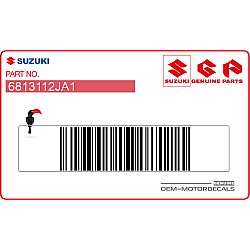 Emblema telaio su carena laterale