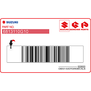 Autocollant emblème de cache latéral