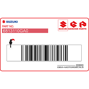 Autocollant emblème 650 de cache latéral