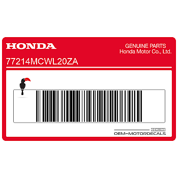 Calcomanía Interceptor del colín trasero