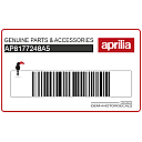 Aprilia sticker voor frontkuip