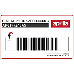 Aprilia Aufkleber für Frontmaske