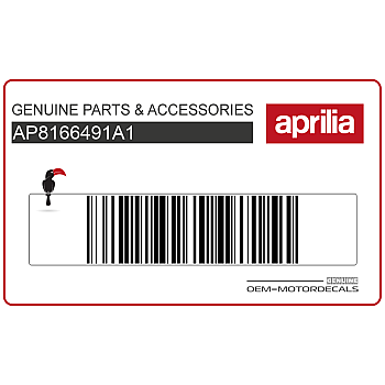 Aprilia Logo-Tankaufkleber