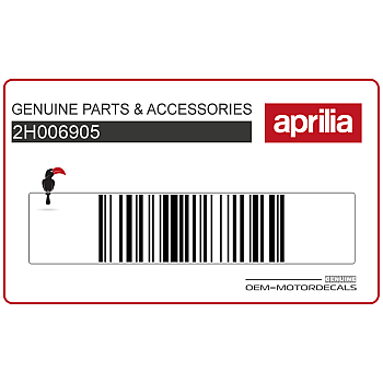 Naklejka dolno-boczna przedniej owiewki