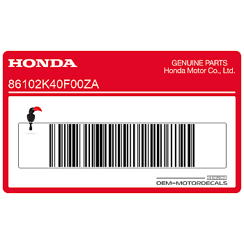 Emblema Honda carenado lateral (70mm)
