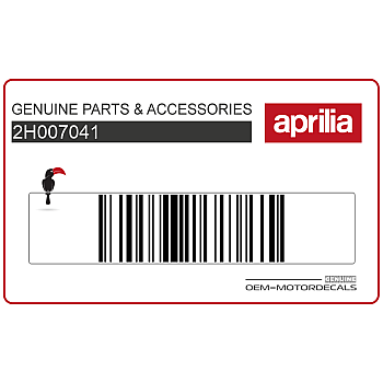 Adhesivo carenado inferior, lado izquierdo