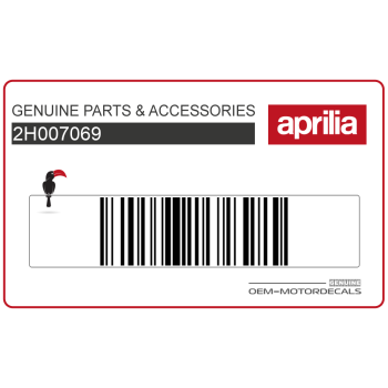 Naklejka górna zbiornika, lewa strona