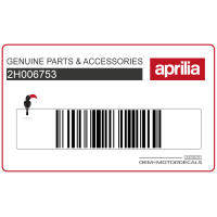 APRILIA Naklejka felgi przedniego koła 2H006753