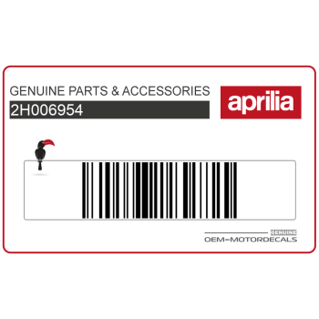 Naklejka górna tylna zbiornika