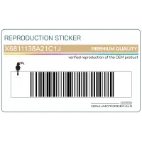 REPRODUCTION Tankaufkleber X6811138A21C1J