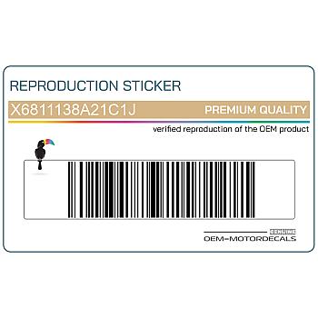 Autocollant de réservoir