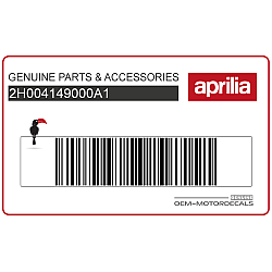 Naklejka Aprilia tylny panel