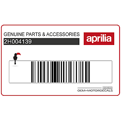 Naklejka Aprilia przednia osłona