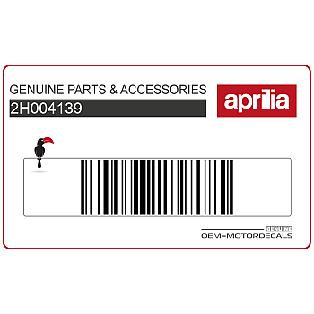 Naklejka Aprilia przednia osłona