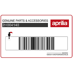 Naklejka centralna przednia osłona