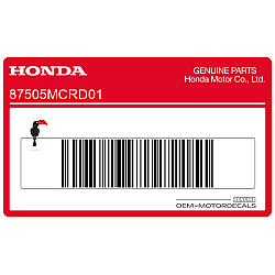 Tire information warning label