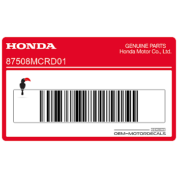 Chain adjuster caution label